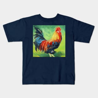 Colorful Rooster #1 Kids T-Shirt